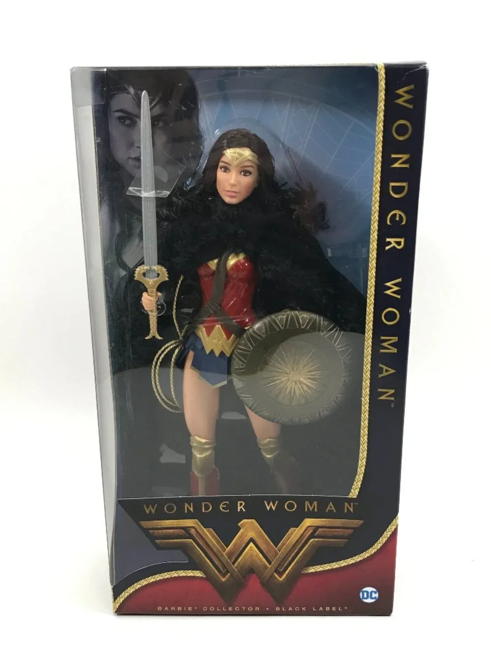 Wonder Woman Barbie Collector Black Label Doll 2016 11in Mattel Unopened